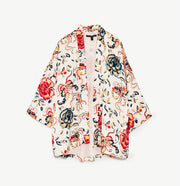 Sleeve Flowered Coat